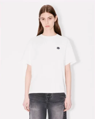 Boke Flower-broderad T-shirt i avslappnad passform Boke Flower-broderad T-shirt i avslappnad passform