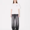 Boke Flower-broderad T-shirt i avslappnad passform Boke Flower-broderad T-shirt i avslappnad passform