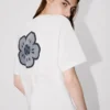 Boke Flower-broderad T-shirt i avslappnad passform Boke Flower-broderad T-shirt i avslappnad passform