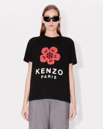 ”Boke Flower” lös T-shirt i bomull