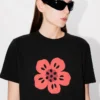 ”Boke Flower” lös T-shirt i bomull