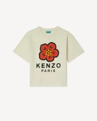 ’Boke Flower’ T-shirt i bomull
