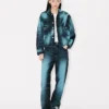 ’Boke Flower’ truckerjacka i japanskt denim ’Boke Flower’ truckerjacka i japanskt denim