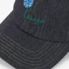 Brodad keps ”Kenzo Tulip” i denimliknande twill