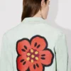 Broderad arbetsjacka i japansk denim med ”Boke Flower”-motiv Broderad arbetsjacka i japansk denim med ”Boke Flower”-motiv