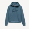 Broderad hoodie i bomull med ’Kenzo Signature’ Broderad hoodie i bomull med ’Kenzo Signature’