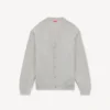 Broderad kofta i merinoull med ”Kenzo Signature”-signatur Broderad kofta i merinoull med ”Kenzo Signature”-signatur