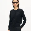 Broderad kofta i merinoull med ”Kenzo Signature”-signatur Broderad kofta i merinoull med ”Kenzo Signature”-signatur