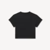 Broderad kort T-shirt i bomull med ”Kenzo Signature”