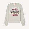 Broderad sweatshirt i bomull med ”Kenzo Wild Tiger” Broderad sweatshirt i bomull med ”Kenzo Wild Tiger”