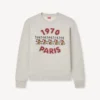 Broderad sweatshirt i bomull med ”Kenzo Wild Tiger” Broderad sweatshirt i bomull med ”Kenzo Wild Tiger”
