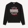 Broderad sweatshirt i bomull med ”Kenzo Wild Tiger” Broderad sweatshirt i bomull med ”Kenzo Wild Tiger”
