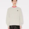 Broderad sweatshirt i bomull med ”Kenzo Wild Tiger” Broderad sweatshirt i bomull med ”Kenzo Wild Tiger”