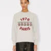 Broderad sweatshirt i bomull med ”Kenzo Wild Tiger” Broderad sweatshirt i bomull med ”Kenzo Wild Tiger”