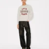 Broderad sweatshirt i bomull med ”Kenzo Wild Tiger” Broderad sweatshirt i bomull med ”Kenzo Wild Tiger”