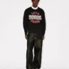 Broderad sweatshirt i bomull med ”Kenzo Wild Tiger” Broderad sweatshirt i bomull med ”Kenzo Wild Tiger”