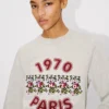 Broderad sweatshirt i bomull med ”Kenzo Wild Tiger” Broderad sweatshirt i bomull med ”Kenzo Wild Tiger”