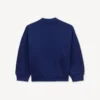 Broderad sweatshirt i frotté