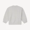 Broderad sweatshirt i frotté