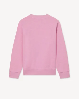 Broderad sweatshirt i frotté