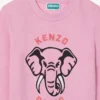 Broderad sweatshirt i frotté