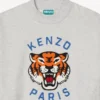 Broderad sweatshirt i frotté