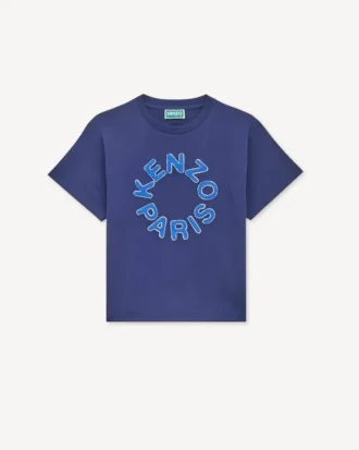 Broderad T-shirt i bomull