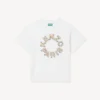 Broderad T-shirt i bomull
