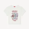 Broderad T-shirt i bomull med ”Kenzo Cartoon” Broderad T-shirt i bomull med ”Kenzo Cartoon”