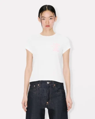 Broderad T-shirt i bomull med ”Kenzo Cartoon” Broderad T-shirt i bomull med ”Kenzo Cartoon”