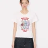 Broderad T-shirt i bomull med ”Kenzo Cartoon” Broderad T-shirt i bomull med ”Kenzo Cartoon”