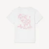 Broderad T-shirt i bomull med ”Kenzo Cartoon”