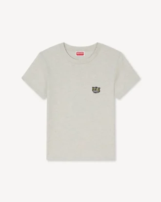 Broderad T-shirt i bomull med ”Kenzo Wild Tiger” Broderad T-shirt i bomull med ”Kenzo Wild Tiger”