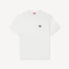 Broderad T-shirt i bomull med ”Kenzo Wild Tiger”