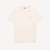 Broderad topp ”Kenzo Tulip” i mjuk bomull Broderad topp ”Kenzo Tulip” i mjuk bomull