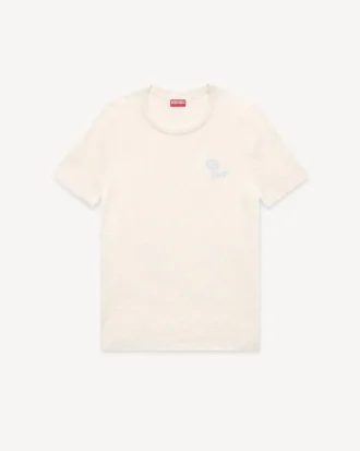 Broderad topp ”Kenzo Tulip” i mjuk bomull Broderad topp ”Kenzo Tulip” i mjuk bomull