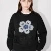 Broderad tröja i bomull med ”Boke Flower”-motiv Broderad tröja i bomull med ”Boke Flower”-motiv