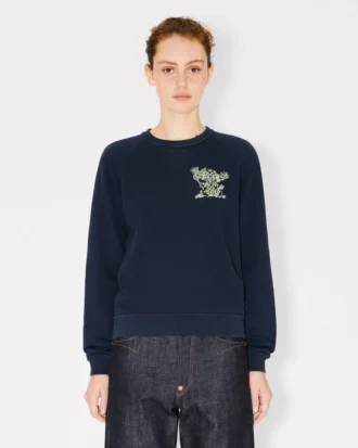 Broderad tröja i bomull med ”Kenzo Cartoon”-motiv