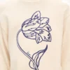 Broderad tröja ”Kenzo Tulip” i ull och bomull