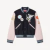 Broderad varsityjacka i ull med ”Kenzo Badges” Broderad varsityjacka i ull med ”Kenzo Badges”