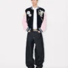Broderad varsityjacka i ull med ”Kenzo Badges” Broderad varsityjacka i ull med ”Kenzo Badges”