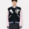 Broderad varsityjacka i ull med ”Kenzo Badges” Broderad varsityjacka i ull med ”Kenzo Badges”