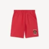 Broderade bermudashorts i frotté