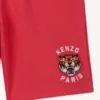 Broderade bermudashorts i frotté