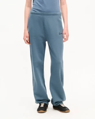 Broderade joggingbyxor i bomull med ”Kenzo Signature”