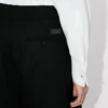 Byxor med vida ben i ny ull Byxor med vida ben i ny ull