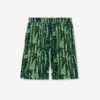 Eden Jungle’ Bermudashorts i texturerad French Terry