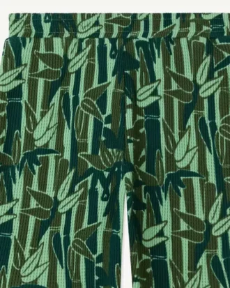 Eden Jungle’ Bermudashorts i texturerad French Terry