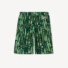 Eden Jungle’ Bermudashorts i texturerad French Terry