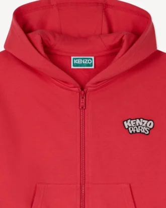 ”Happy Sweet” broderad joggingkofta i frotté